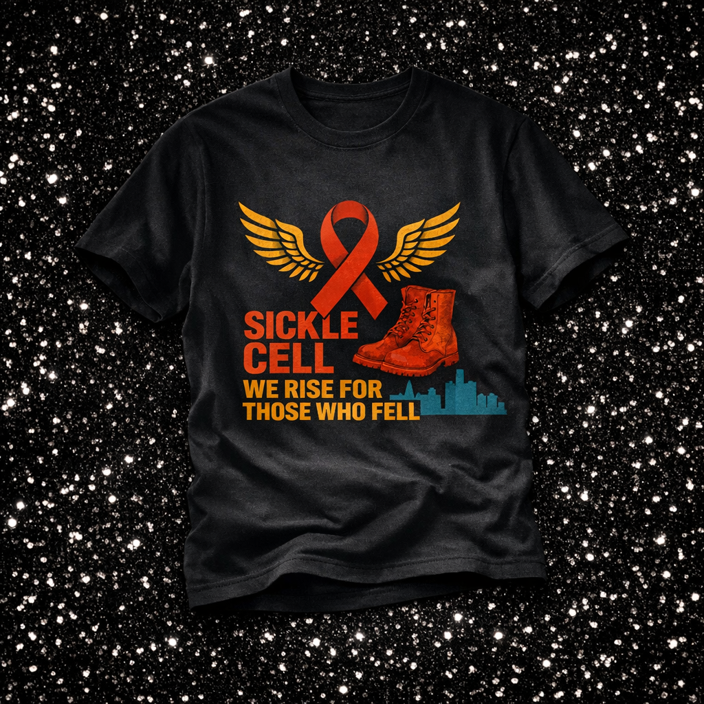 Wings of Strength: Sickle Cell Awareness Adult Tee